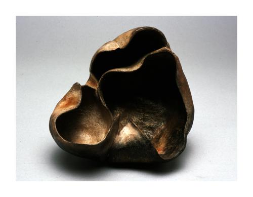 compartmental vessel, ceramic vessel by Pam Taggart